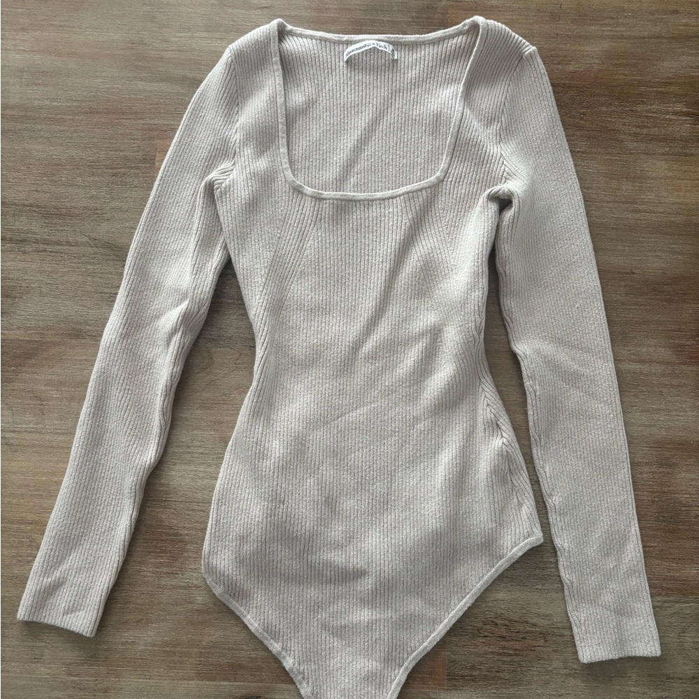 Abercrombie Square Neck Sweater Bodysuit